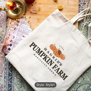 Harry Potter Hagrid’s Pumpkin Farm Canvas Tote
